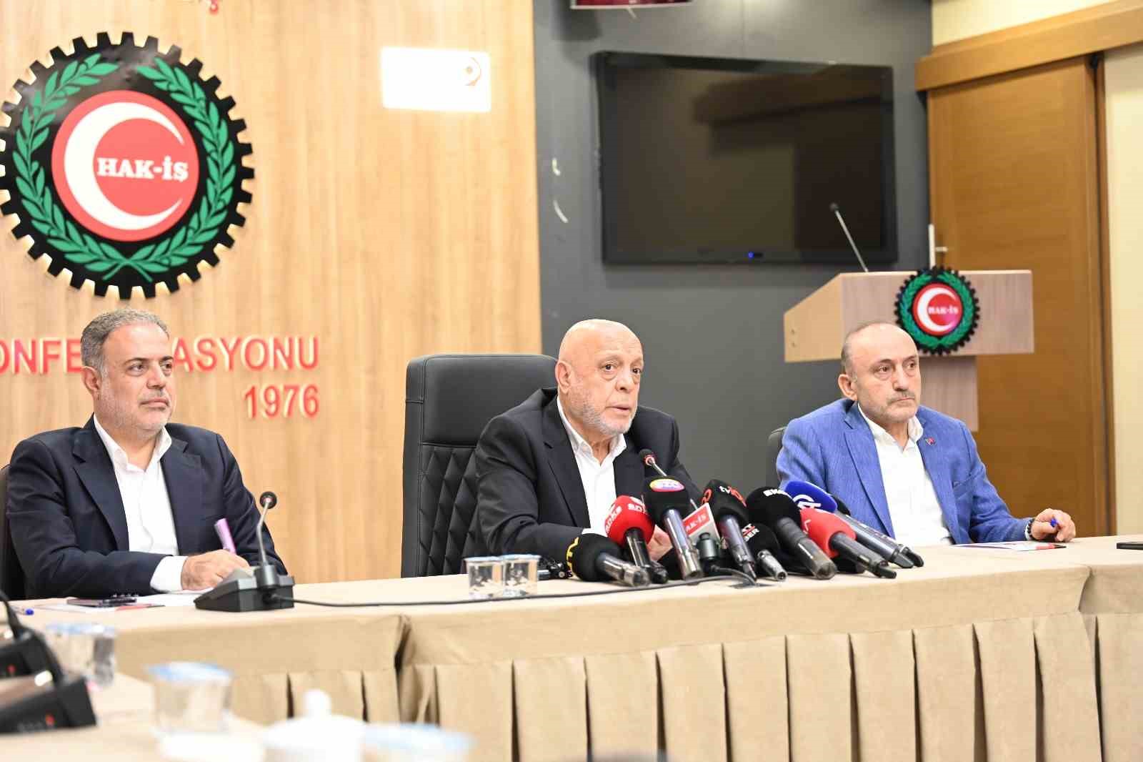HAK-İŞ Başkanı Arslan: "Dün akşam yapılan görüşmelerdeki teklifler bir önceki tekliflerden ileri bir teklif"