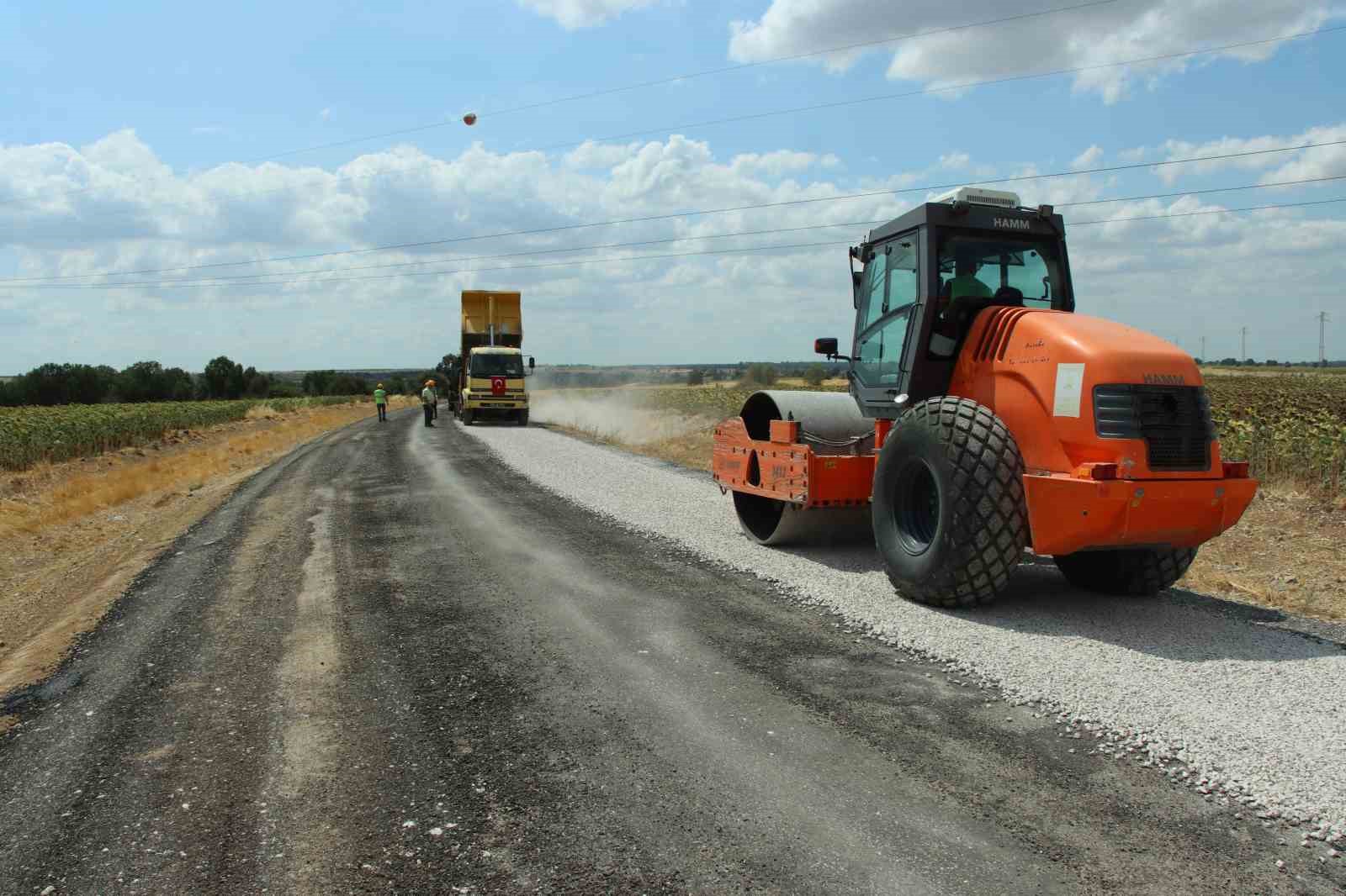 Kırklareli’nde asfalt sezonu açıldı