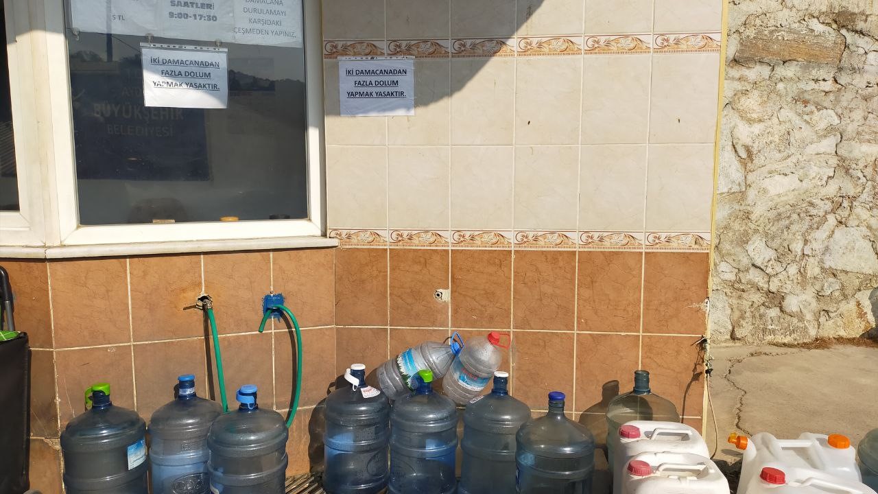 Aydın&rsquo;da memba suyu kuyruğu
