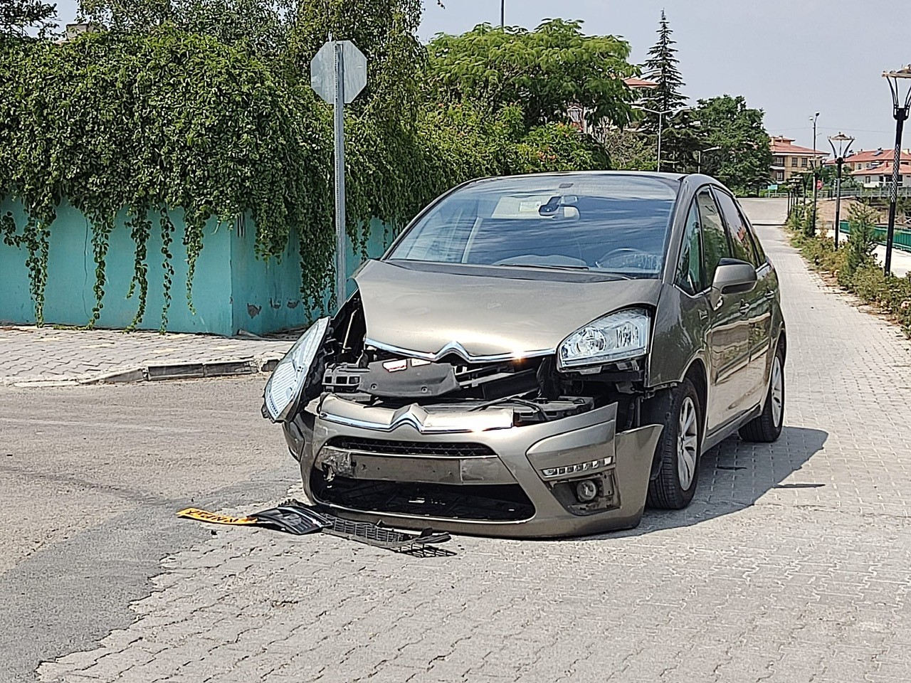 Kulu’da iki otomobil çarpıştı: 1 yaralı