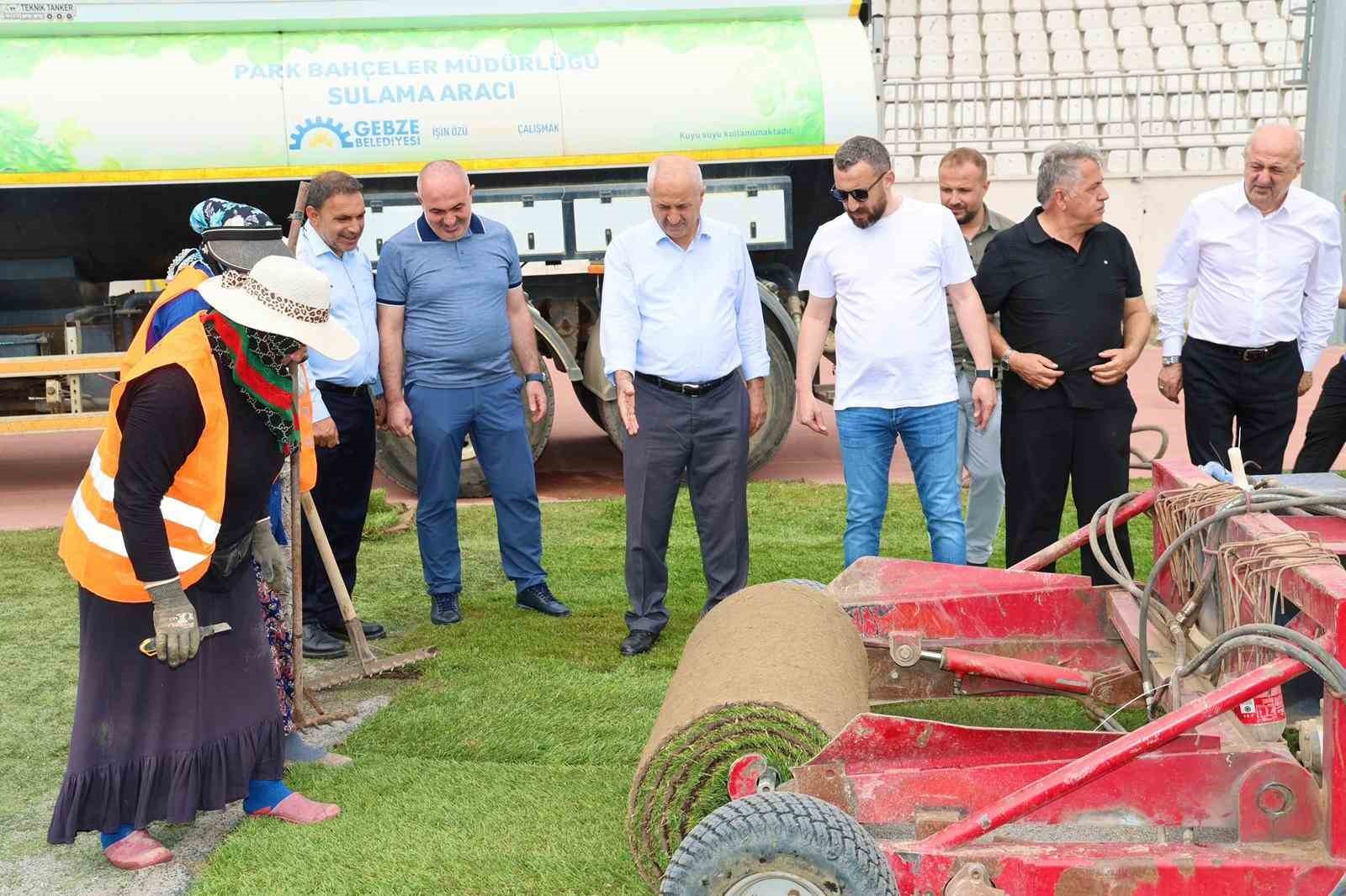 Alaettin Kurt Stadyumu yeni sezona hazırlanıyor