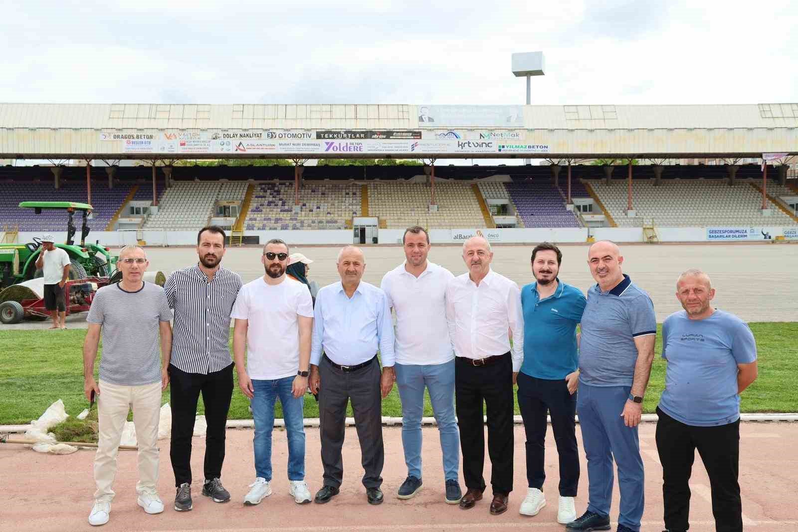 Alaettin Kurt Stadyumu yeni sezona hazırlanıyor
