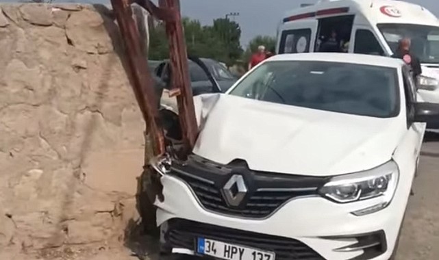Iğdır’da trafik kazası: 1 yaralı