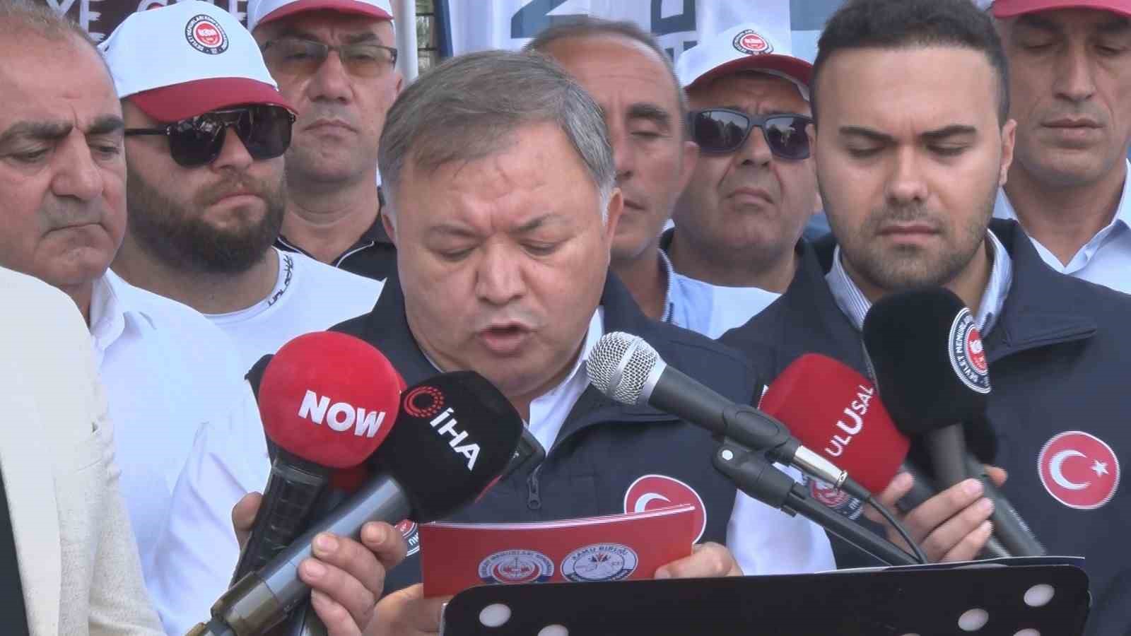 Devlet Memurları Sendikası Başkanı Cengiz: "MSB, TSK, Emniyet Genel Müdürlüğüne bağlı memurlara yıpranma payı talep ediyoruz"