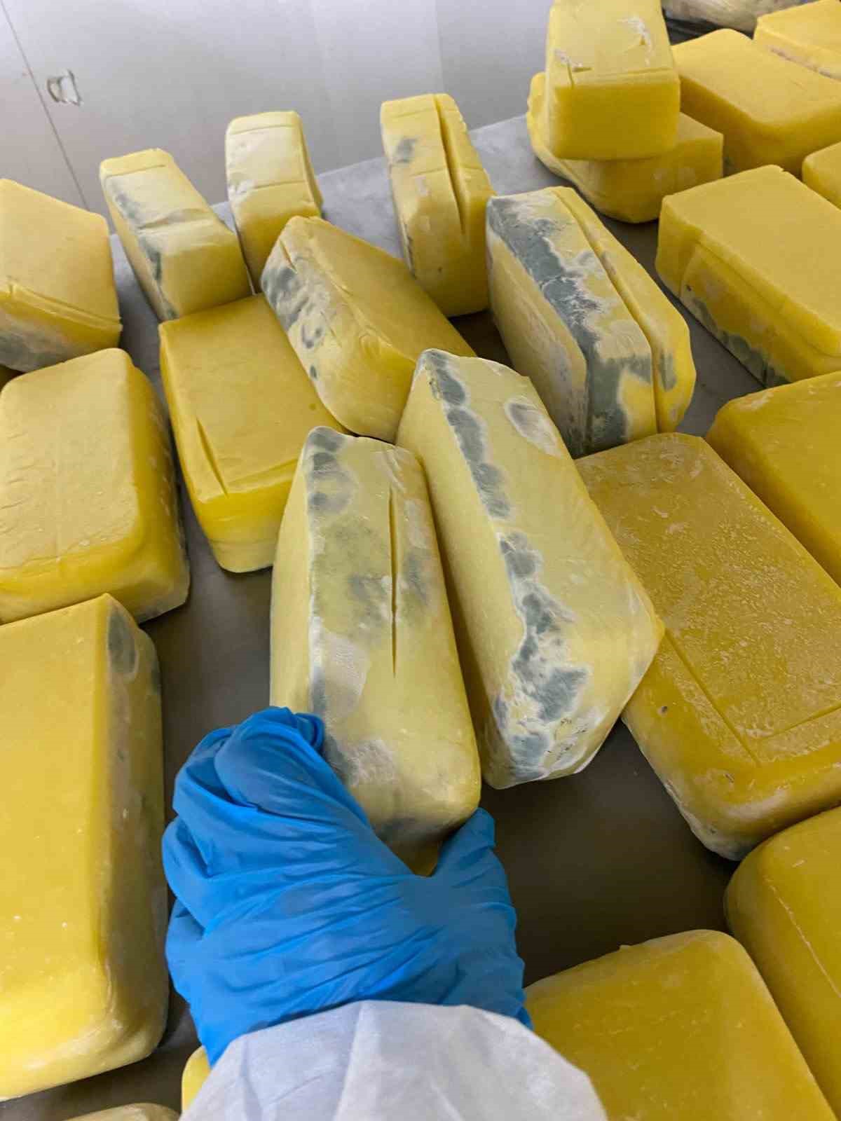 Sakarya’da 1.5 ton küflenmiş ve bozulmuş süt ürünü ele geçirildi
