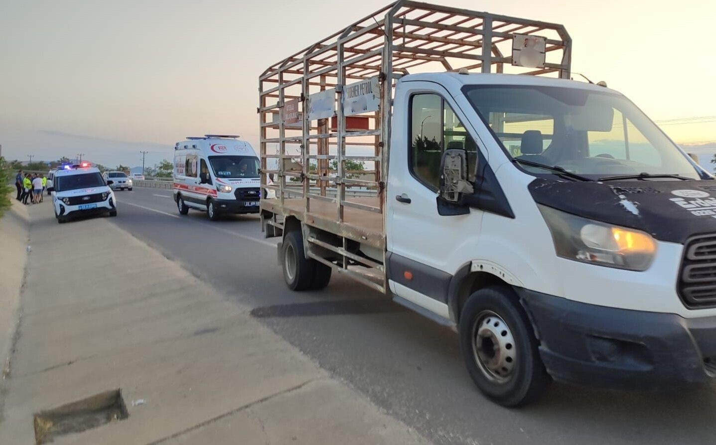 Keşan’da koşu yapan sporcuya tüp kamyonu çarptı