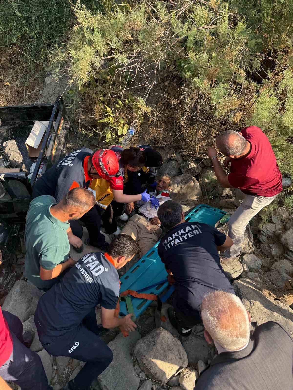 Hakkari’de trafik kazası: 1 yaralı