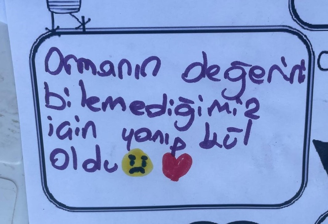 Bursalı çocuklar "gri" rengi sevmedi