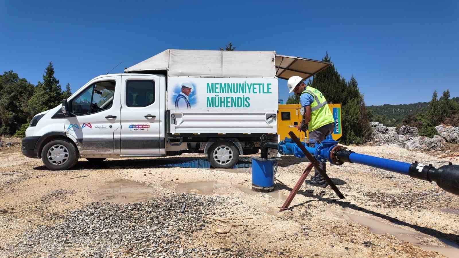 MESKİ, alternatif kaynakarla kesintisiz su sağlıyor
