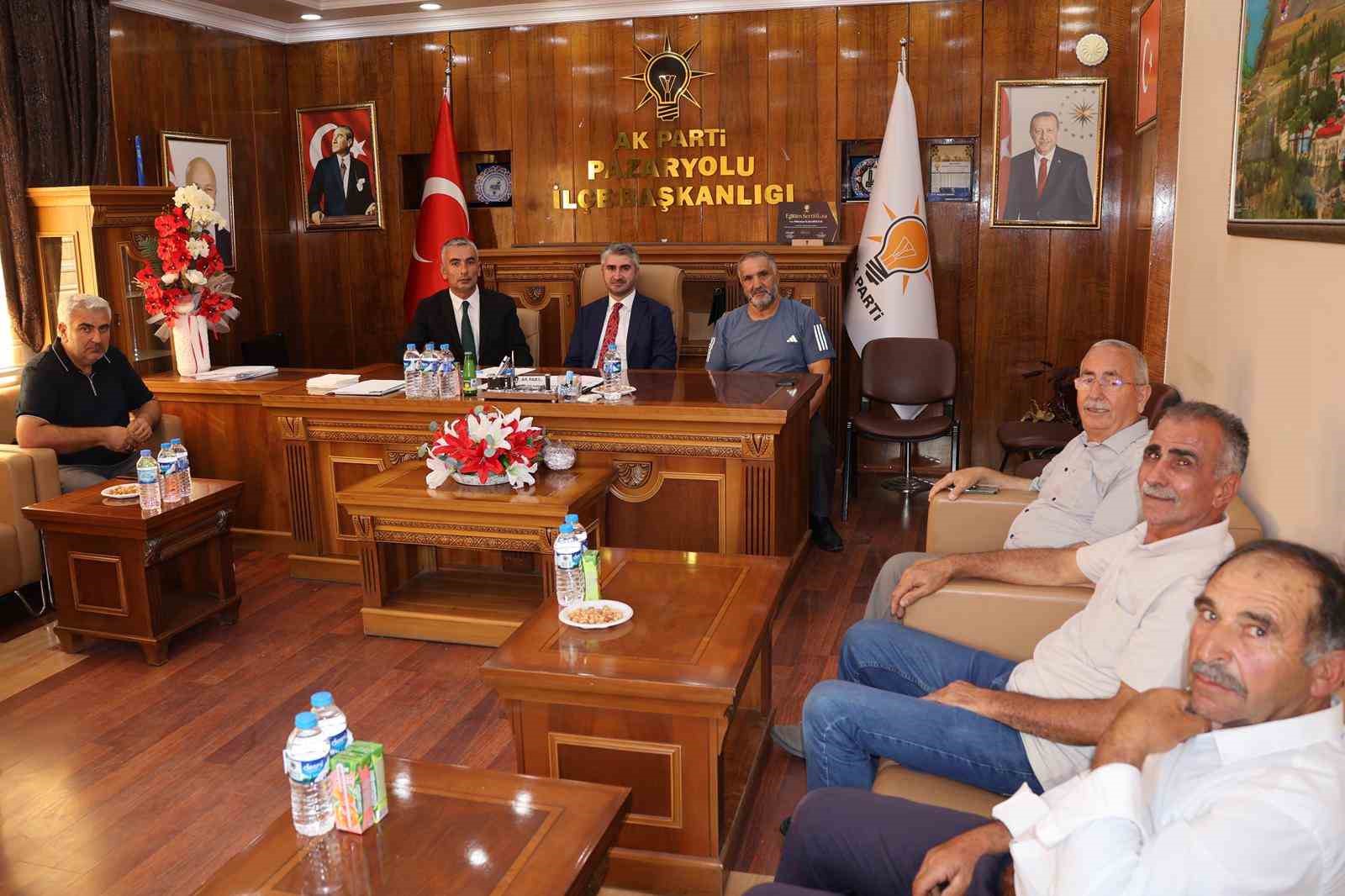 Tarıkdaroğlu&rsquo;ndan Pazaryolu ziyareti
