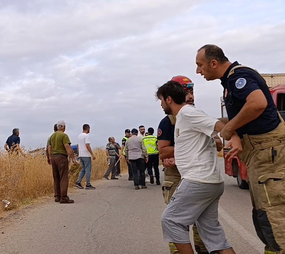 Takla atan otomobildeki s&uuml;r&uuml;c&uuml; hayatını kaybetti
