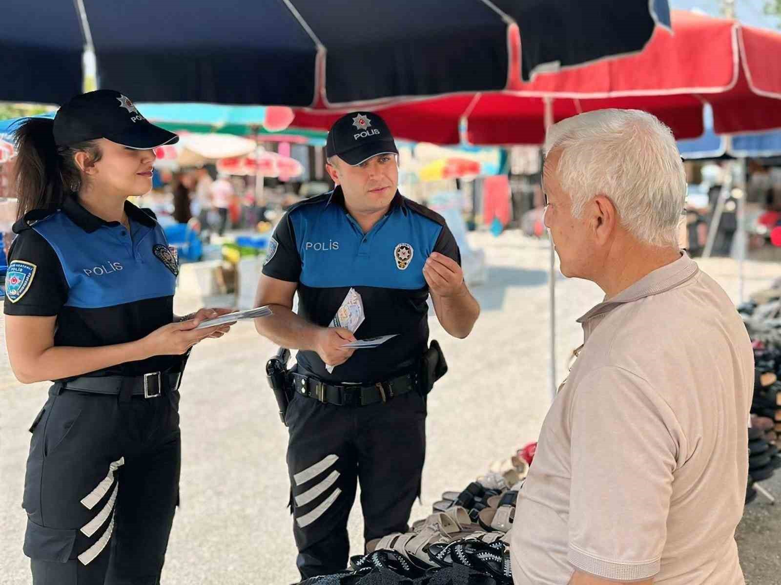 Pazarda dolandırıcılık ve sahte para uyarısı