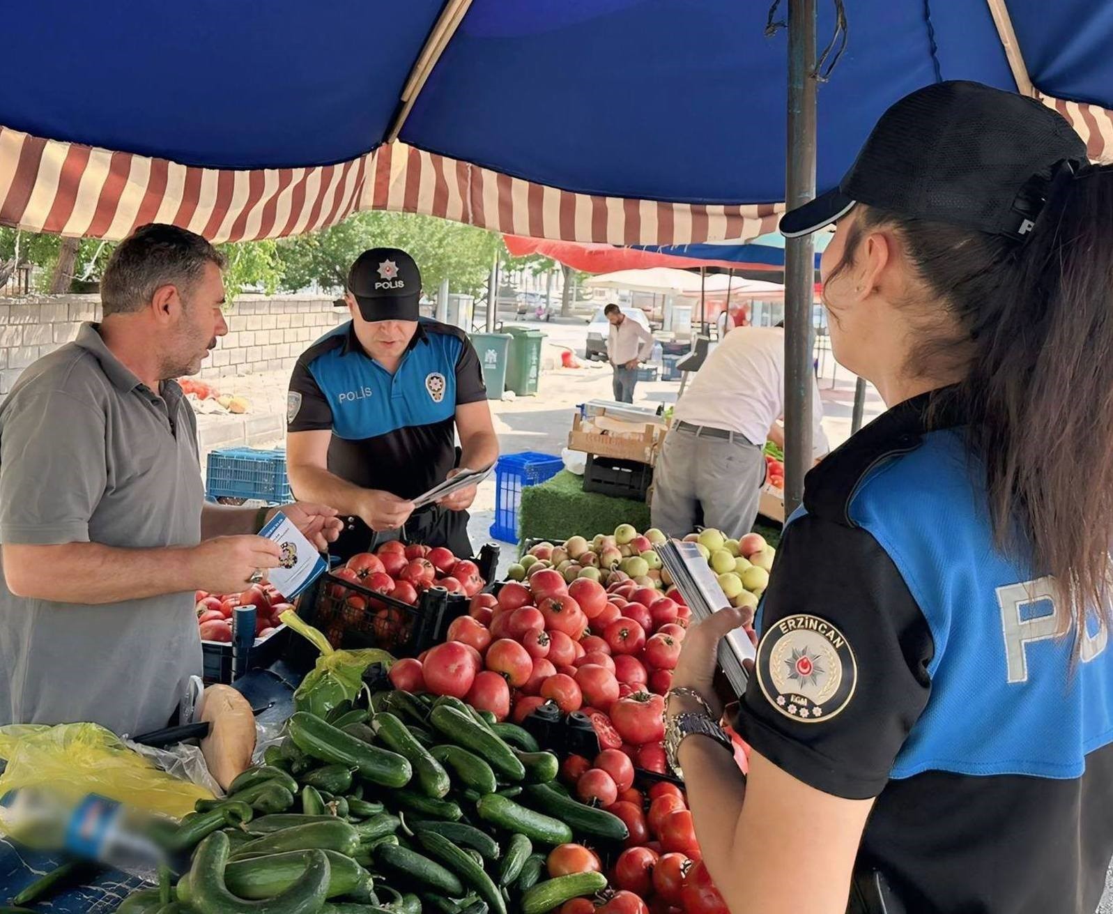 Pazarda dolandırıcılık ve sahte para uyarısı

