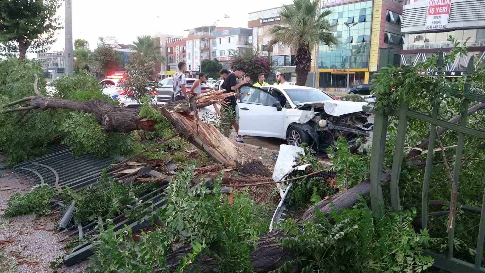 Ortalığın savaş alanına döndüğü kazada kimsenin burnu bile kanamadı