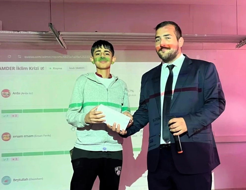 Liseli gen&ccedil;lere afet ve iklim bilinci aşılandı
