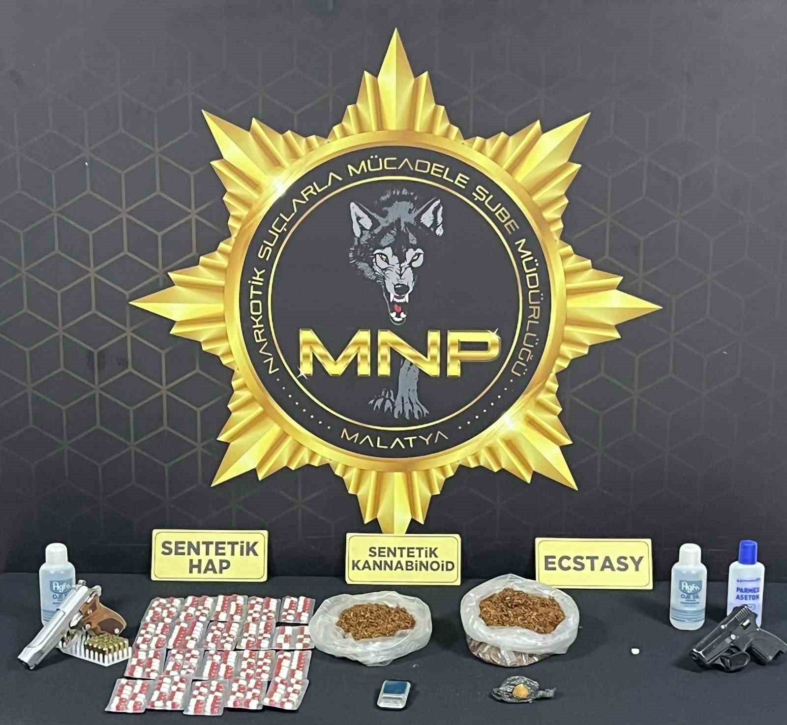 Malatya’da zehir tacirlerine darbe: 9 tutuklama