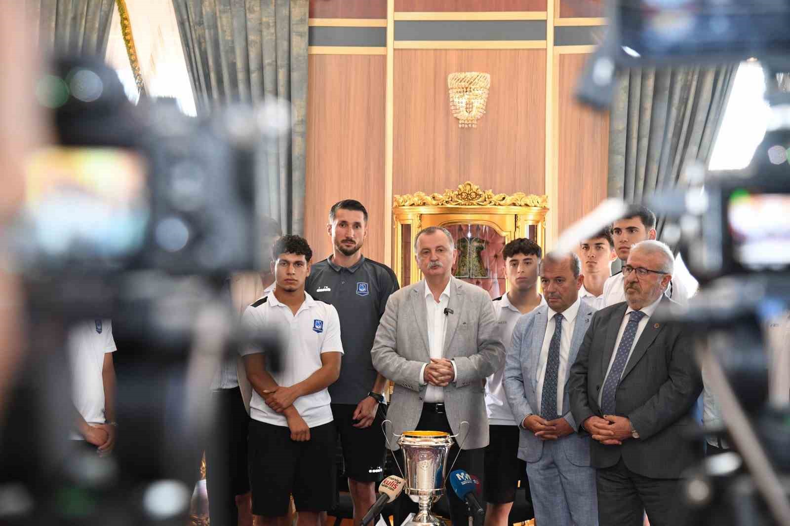 Başkan Balaban &ccedil;alışmalarını değerlendirdi
