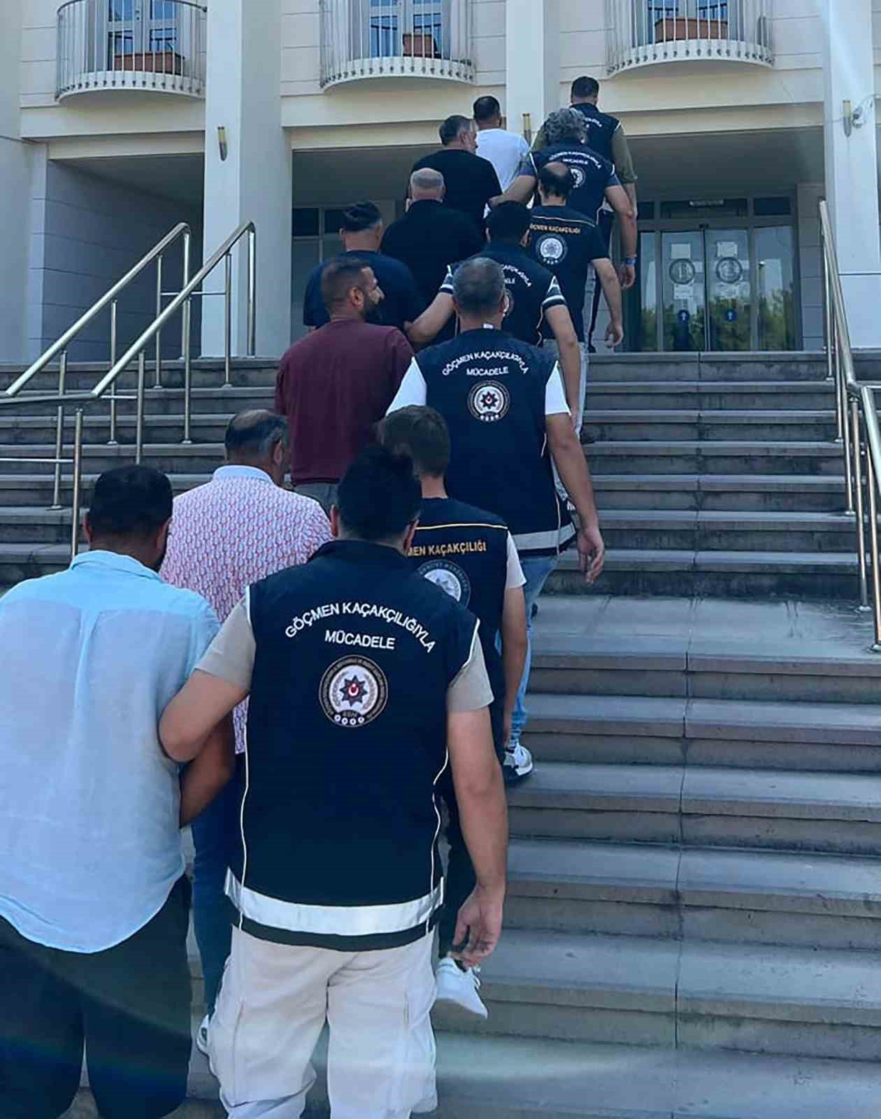 Göçmen kaçakçısı 7 organizatör tutuklandı