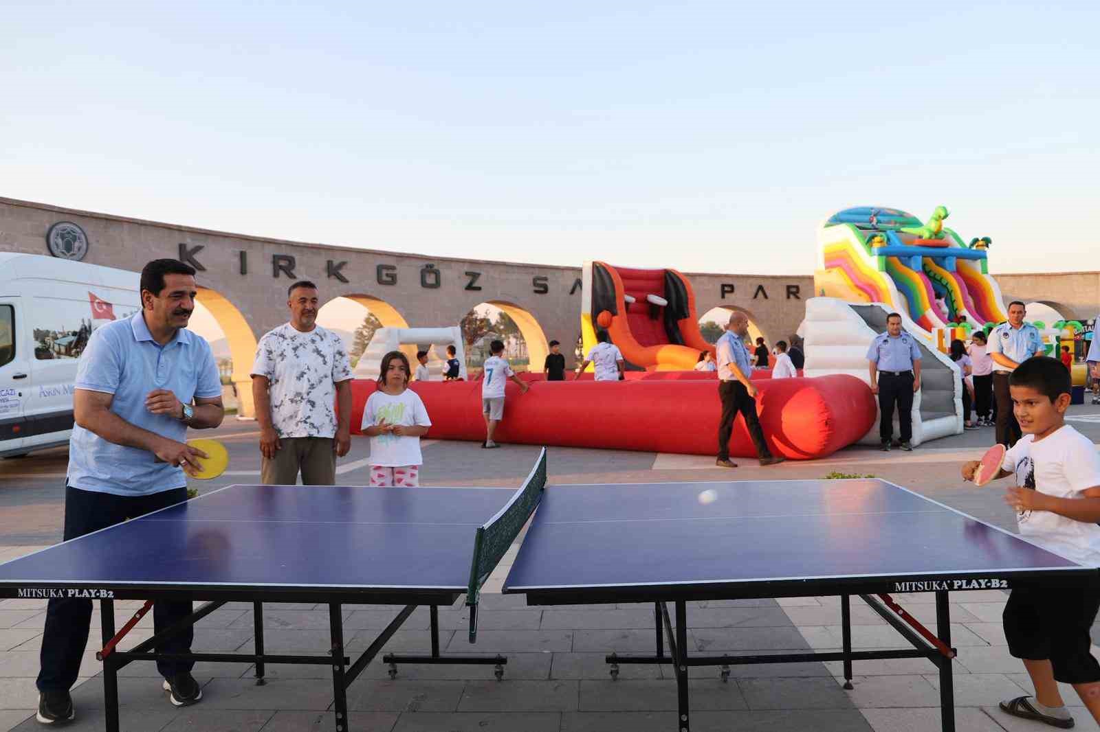 Battalgazi&rsquo;de &ccedil;ocuklar geleneksel oyunlarla buluştu
