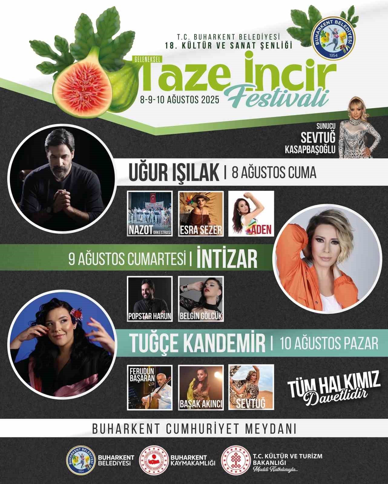 Buharkent’te 18. Taze İncir Festivali için geri sayım başladı