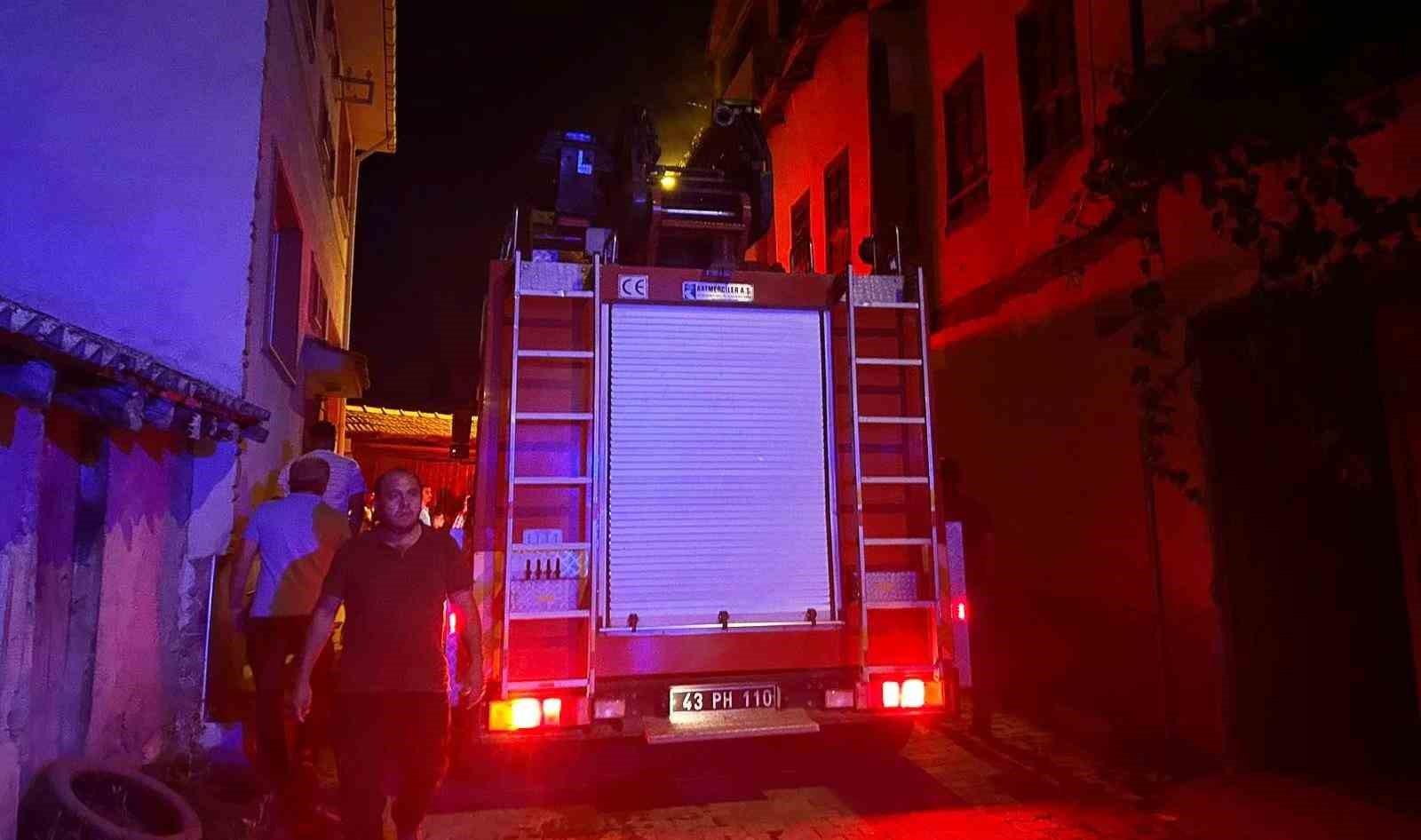 Hisarcık’ta evin mutfağında çıkan yangın büyümeden söndürüldü