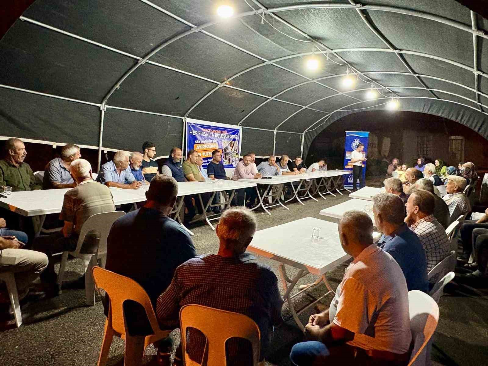 Başkan Ulutaş, K&uuml;lt&uuml;r Mahallesi&rsquo;nde vatandaşlarla buluştu
