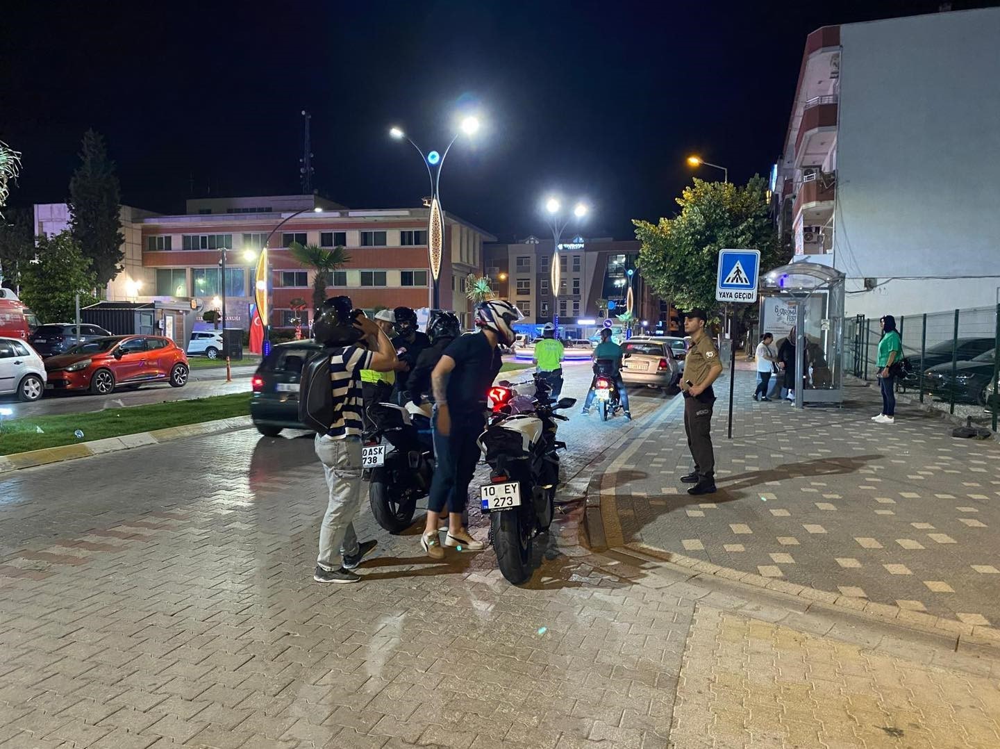 Gönen’de gece denetimleri aralıksız sürüyor