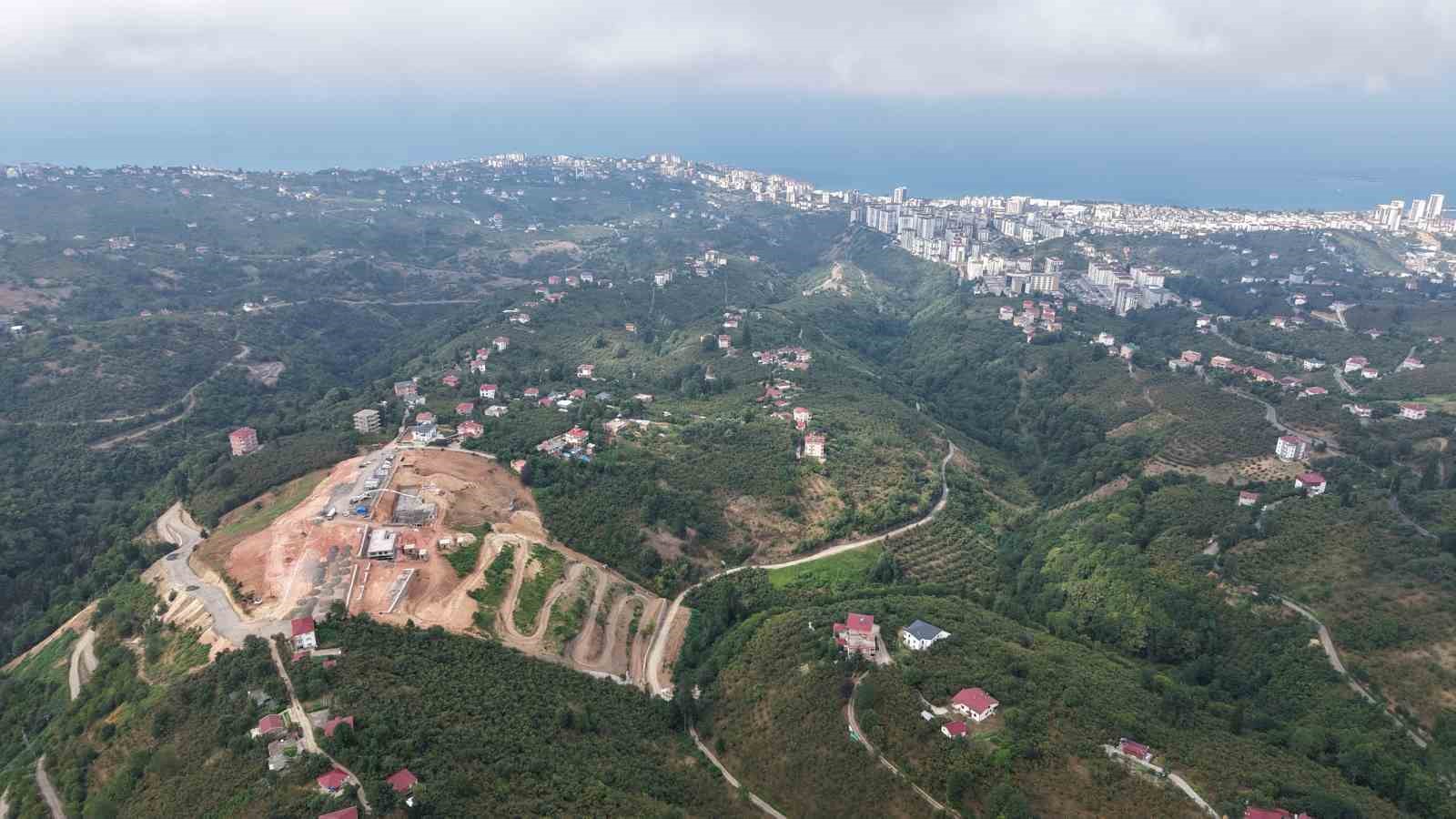 Karadeniz’in en uzun dağ kızağı Trabzon’a yapılıyor