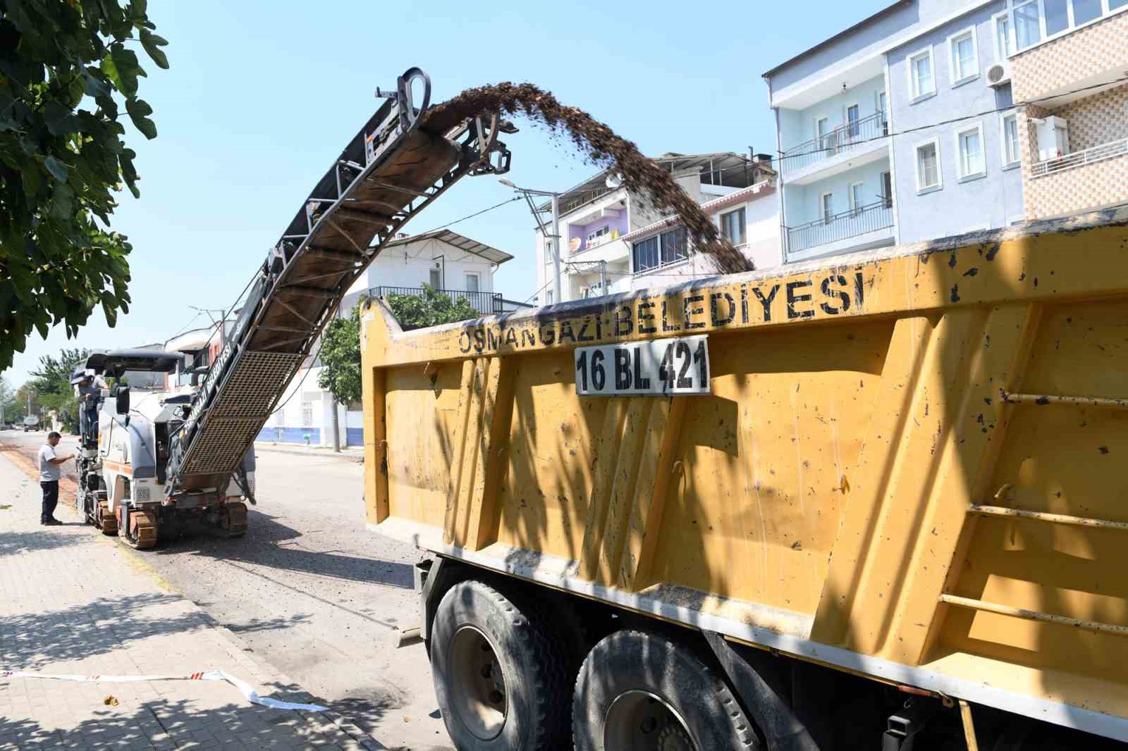 Osmangazi&rsquo;de bir yol daha yenilendi