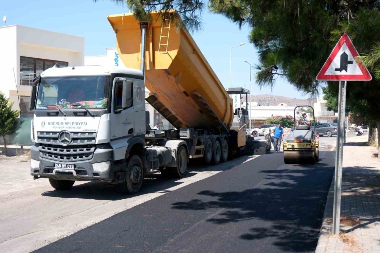 Bodrum&rsquo;da yol bakım, onarım ve yenileme &ccedil;alışmaları devam ediyor
