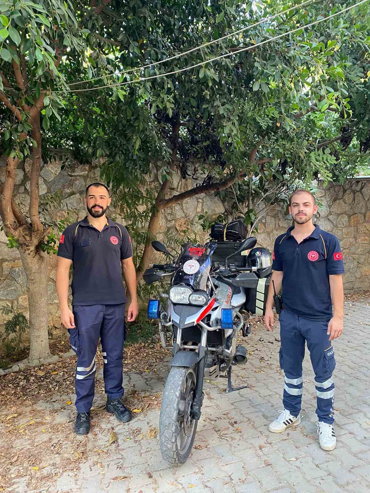 Bodrum ve Marmaris&rsquo;te 112 motorize ekipleri g&ouml;revlendirildi
