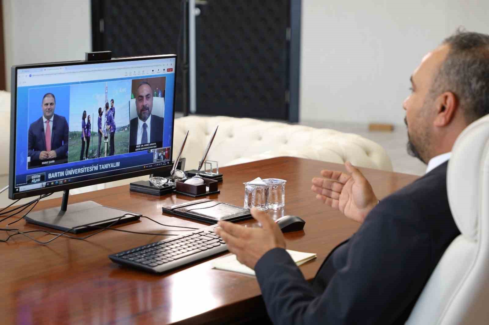 Rektör Akkaya, "Eğitim Atlası"na konuk oldu
