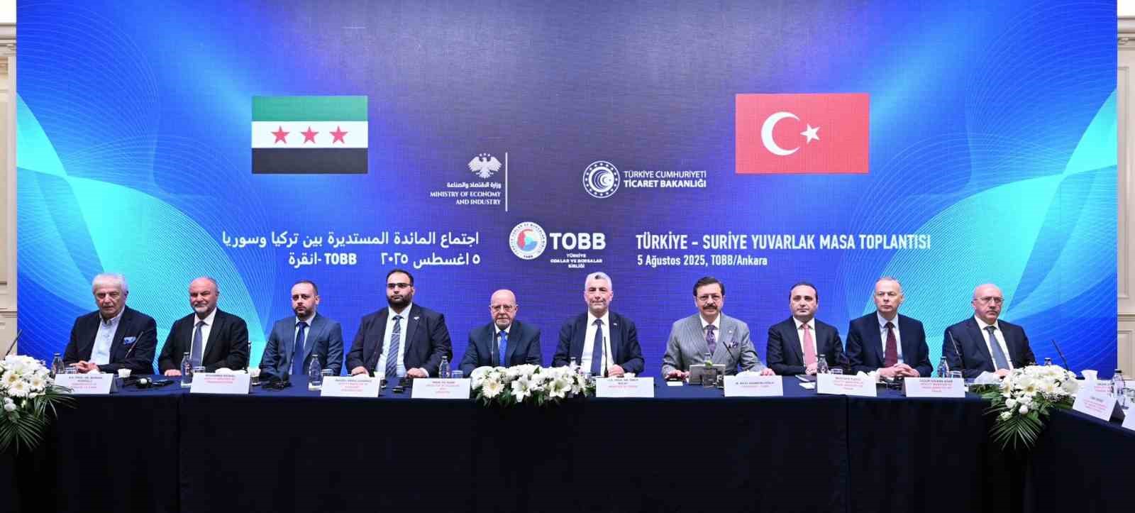 TOBB Başkanı Hisarcıklıoğlu: "Türk firmaları Suriye’de iş yapmak konusunda çok hevesliler"