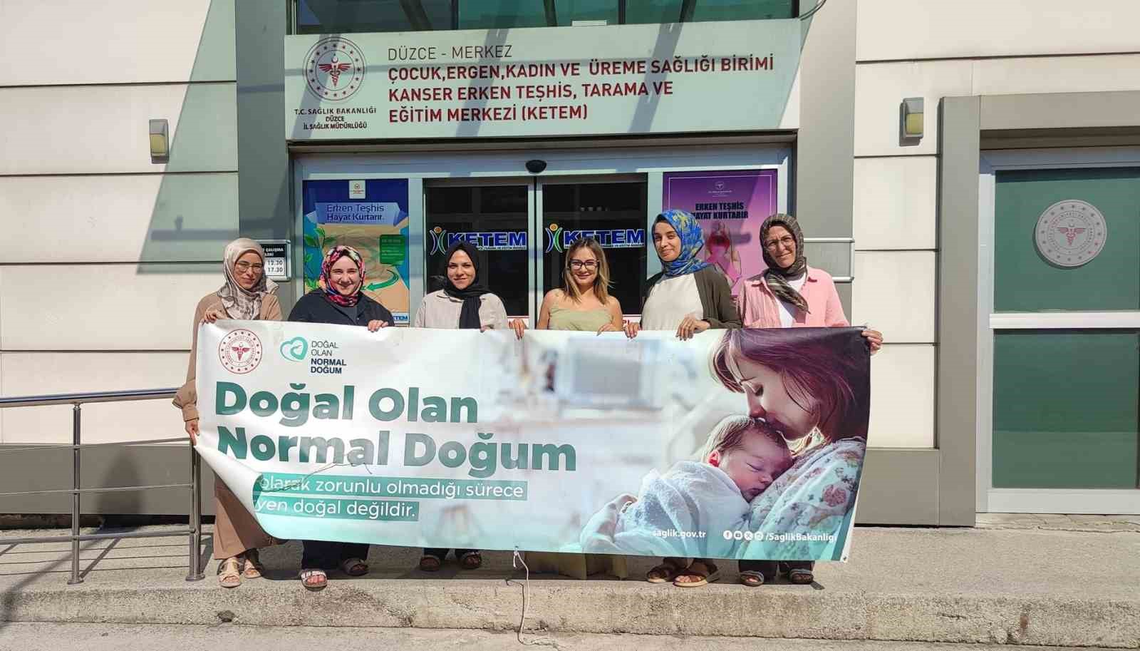 Doğal olan normal doğum etkinliği
