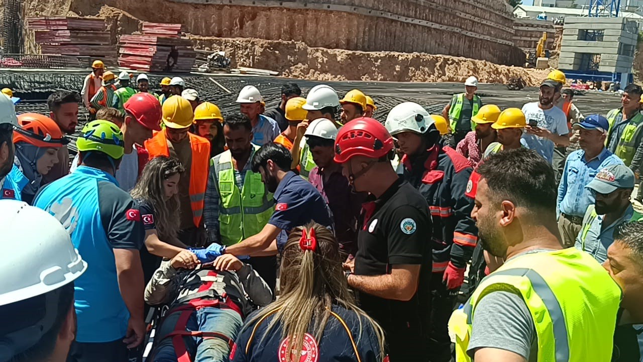 Malatya&rsquo;da inşaatta iş kazası: 1 iş&ccedil;i yaralandı
