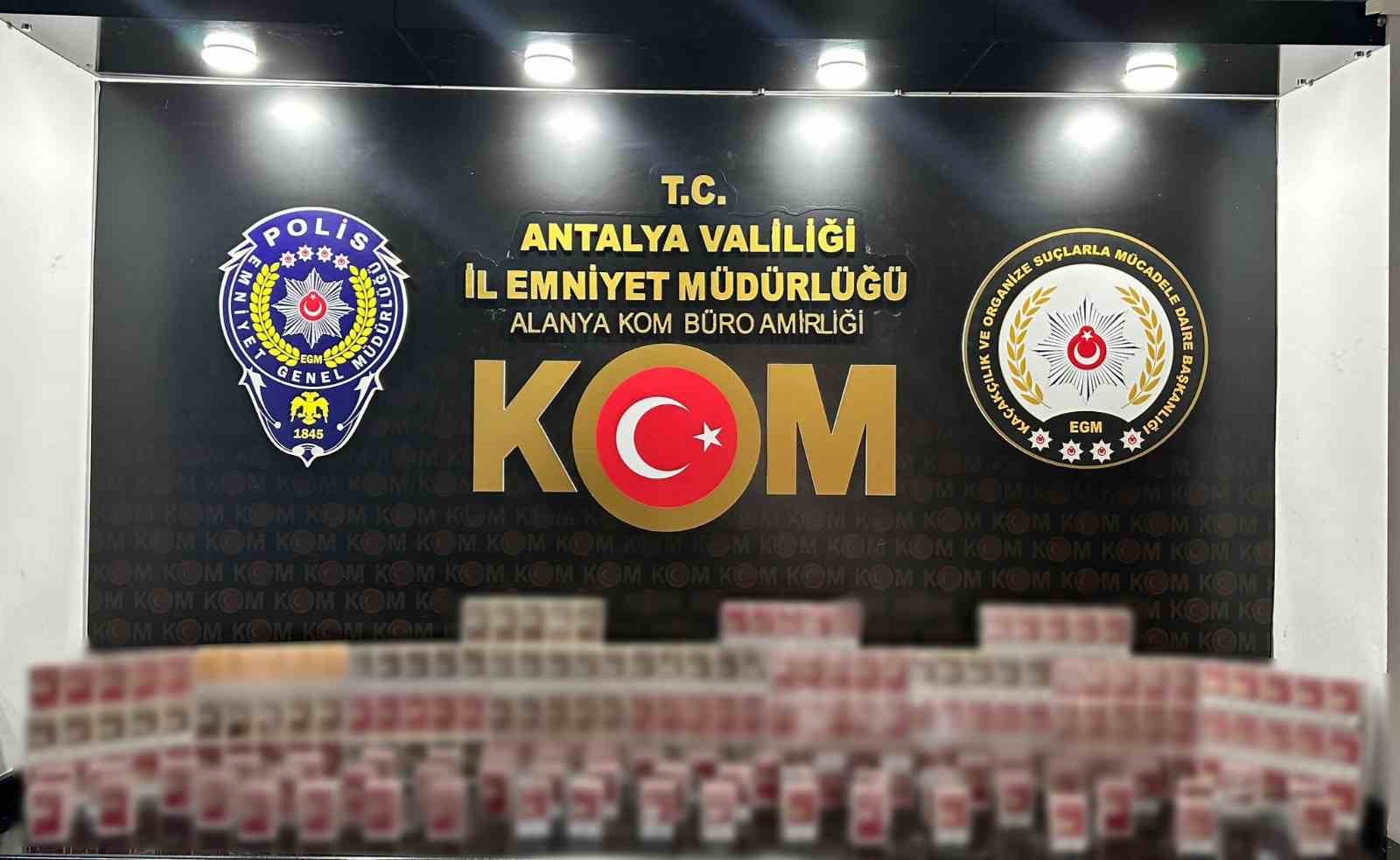 Antalya’da KOM operasyonlarında 2 şüpheli tutuklandı çok sayıda malzeme ele geçirildi