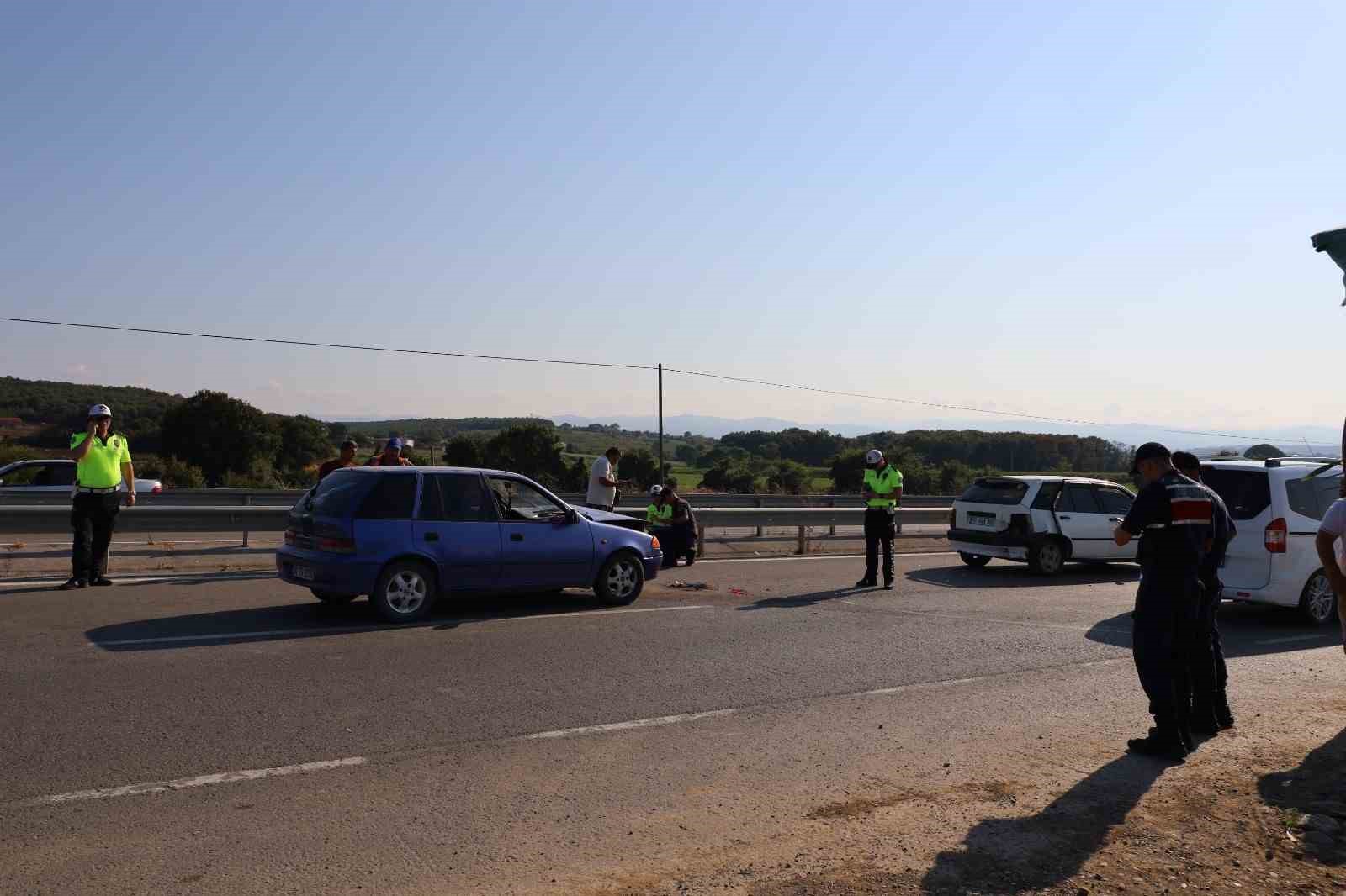 Bafra&rsquo;da trafik kazası: 4 yaralı
