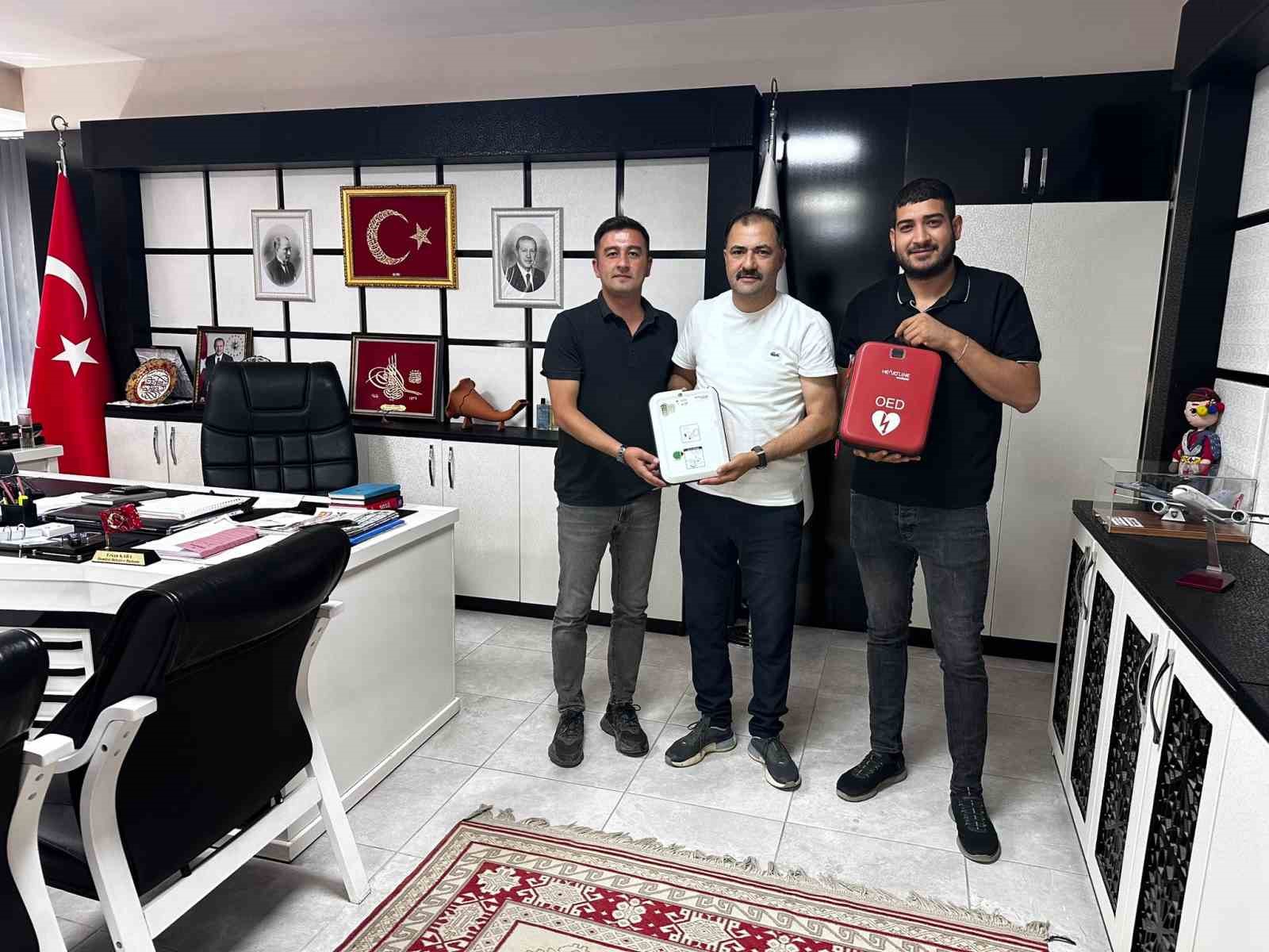 ASELSAN’dan Demirci Belediyesi’ne 2 adet OED cihazı hibe edildi.