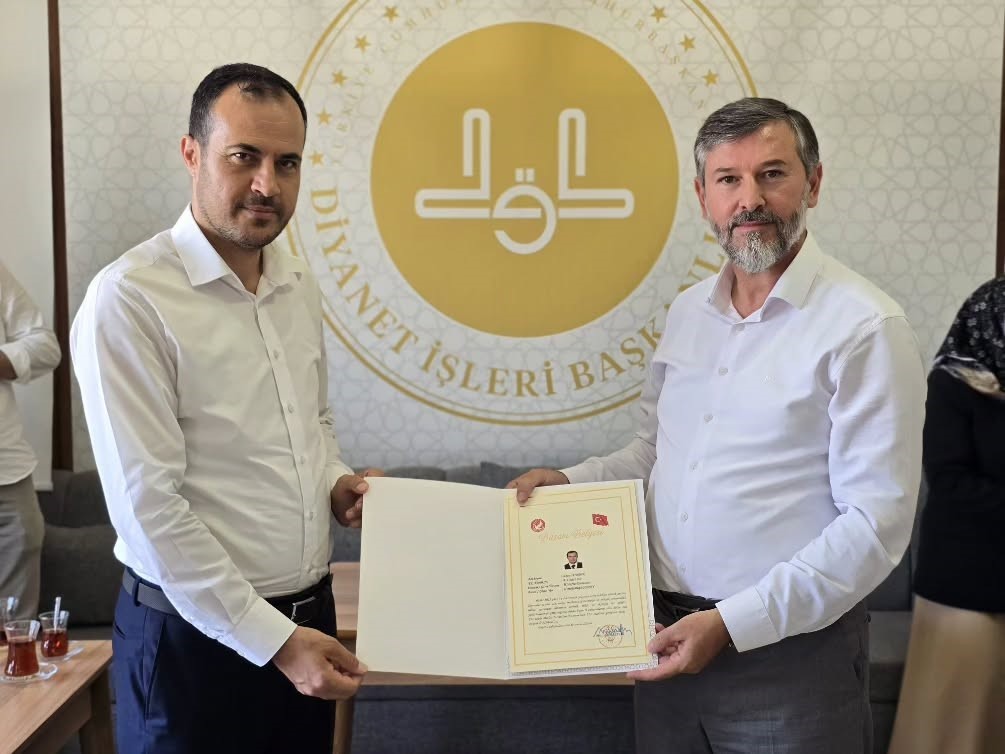 Hatay’da müftülük personeline başarı belgesi verildi