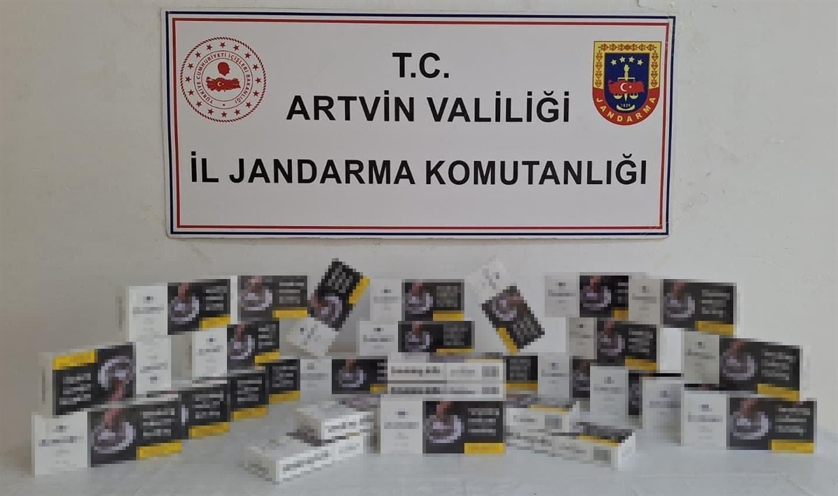 Artvin’de jandarmadan kaçakçılık operasyonu: 9 gözaltı