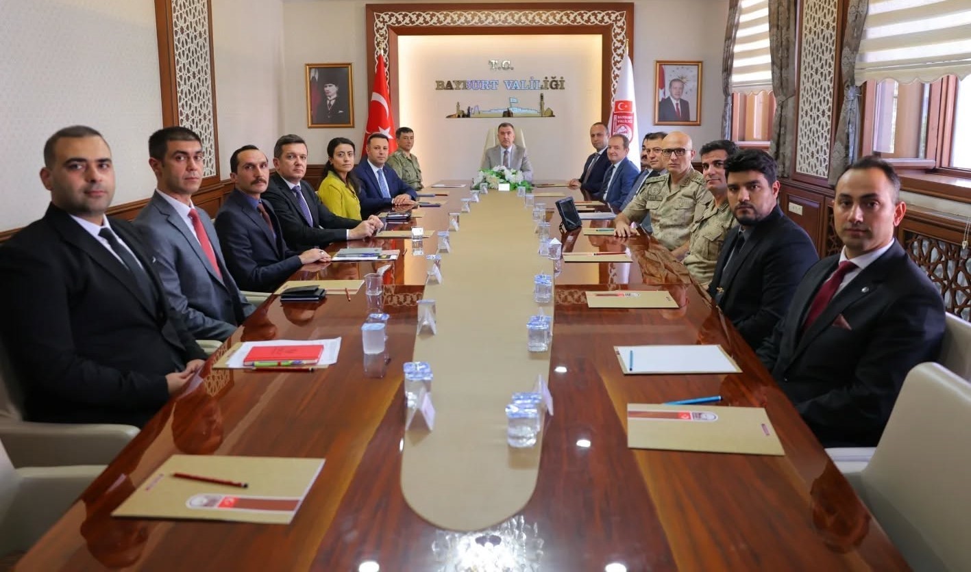 Bayburt’ta Genişletilmiş İl Güvenlik ve Asayiş Koordinasyon Toplantısı yapıldı