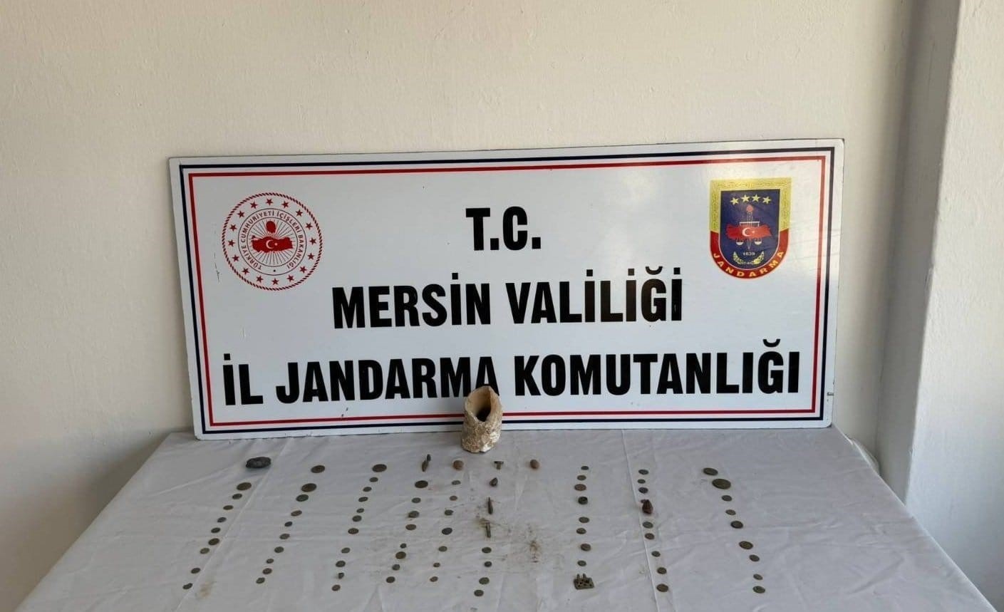 Mersin’de tarihi eser operasyonu