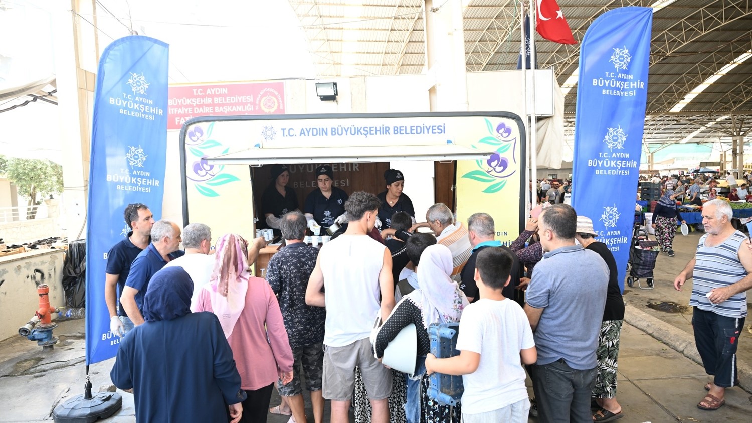 Başkan Çerçioğlu’ndan serinleten uygulama