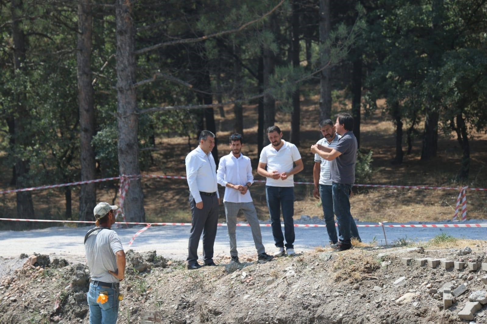 Gediz’de Bardakçı Deresi köprüsü inşaatı sürüyor