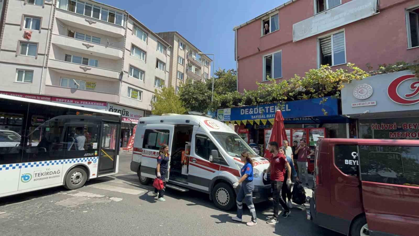 &Ccedil;orlu&rsquo;da otob&uuml;s kazası: 1 yaralı
