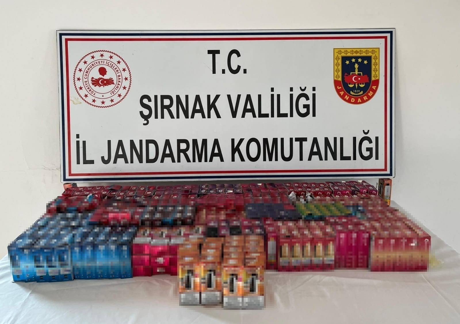 Şırnak’ta jandarmadan kaçakçılık operasyonu