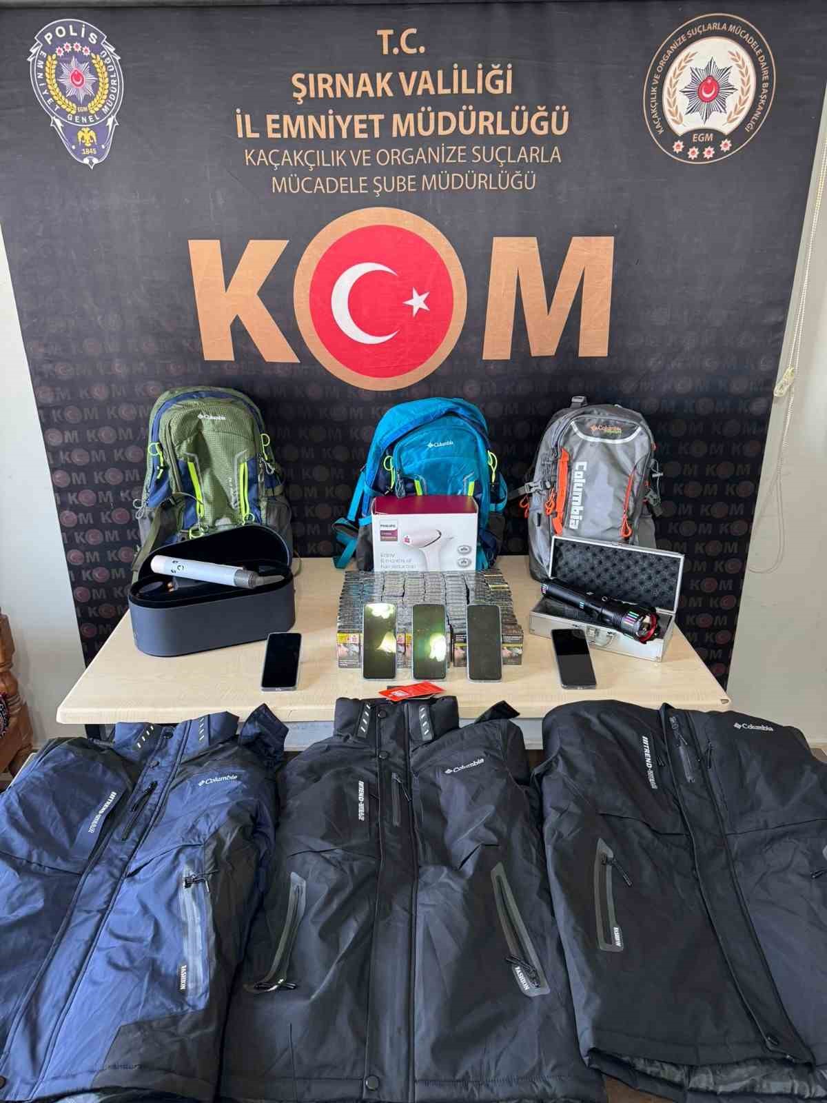 Şırnak&rsquo;ta asayiş, ka&ccedil;ak&ccedil;ılık ve narkotik operasyonu
