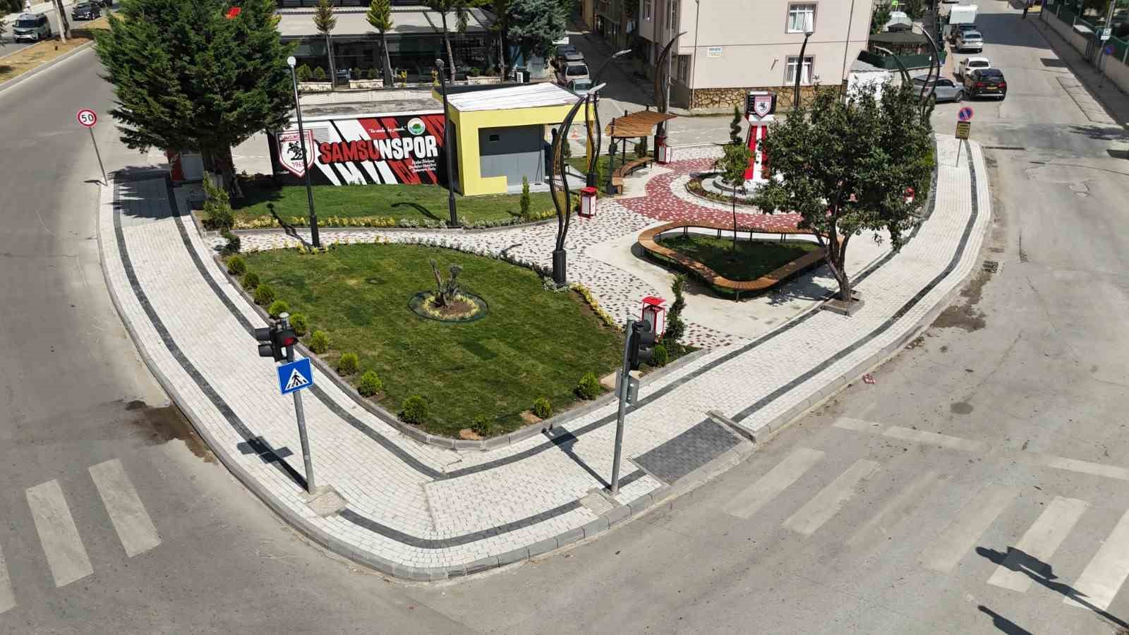 Derebah&ccedil;e Samsunspor Parkı a&ccedil;ıldı
