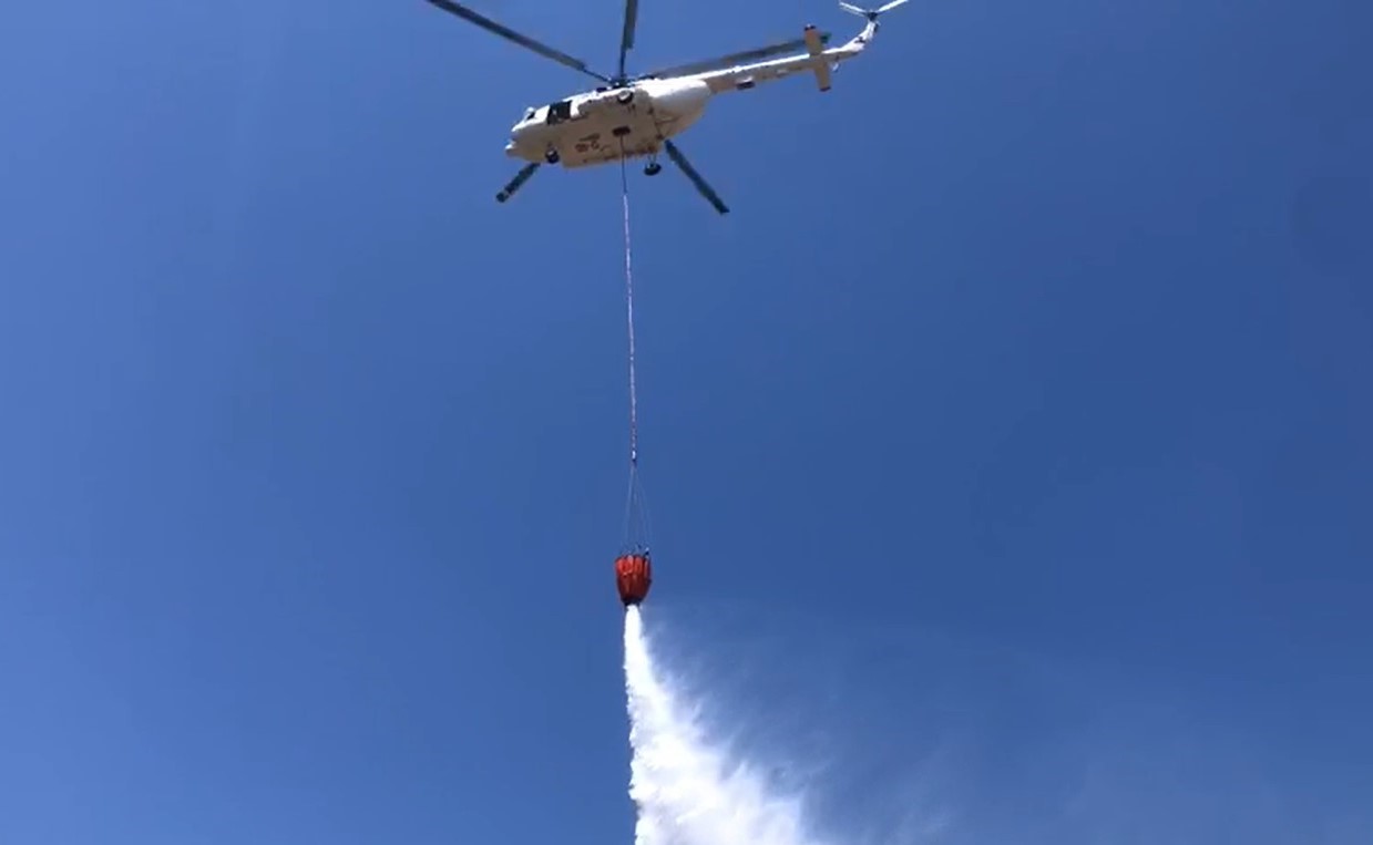Dat&ccedil;a&rsquo;da makilik yangını kontrol altına alındı

