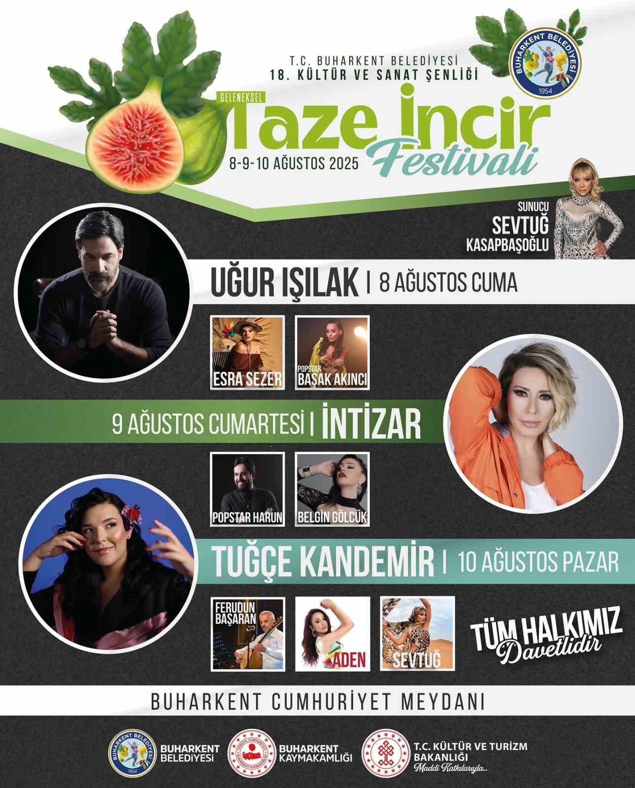 Buharkent Taze İncir Festivali Cuma günü başlıyor